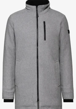 Manteau en optique laine