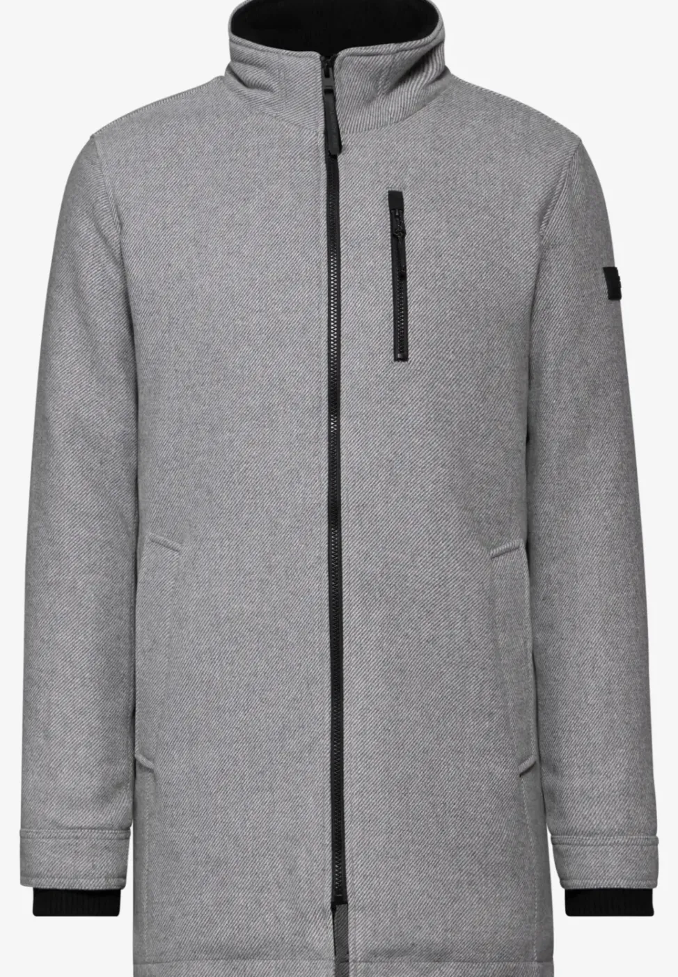 Manteau en optique laine