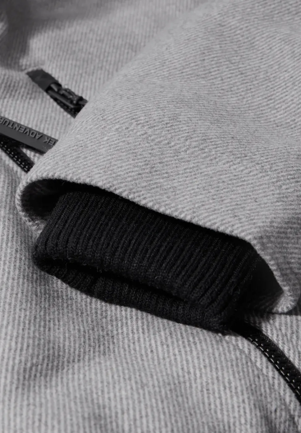 Manteau en optique laine