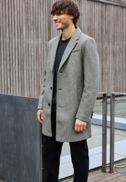 Manteau en optique laine