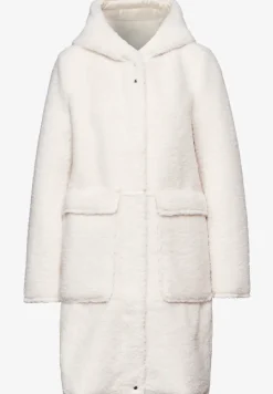 Manteau en peluche avec capuche