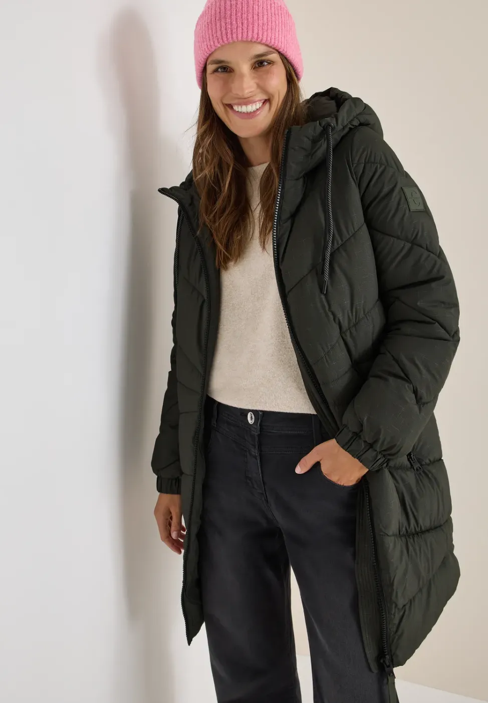 Manteau matelassé avec capuche