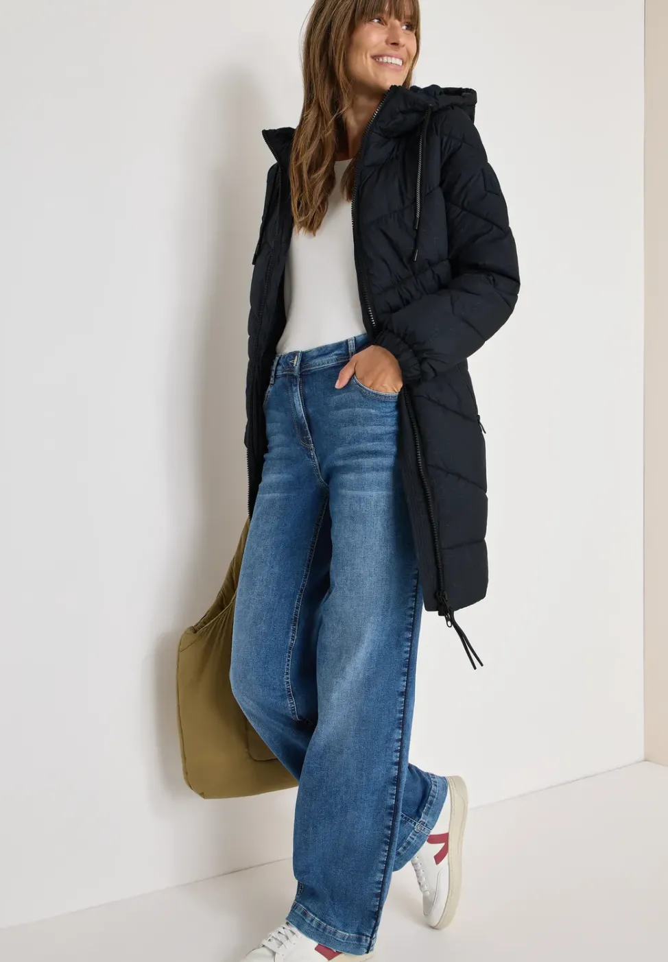 Manteau matelassé avec capuche