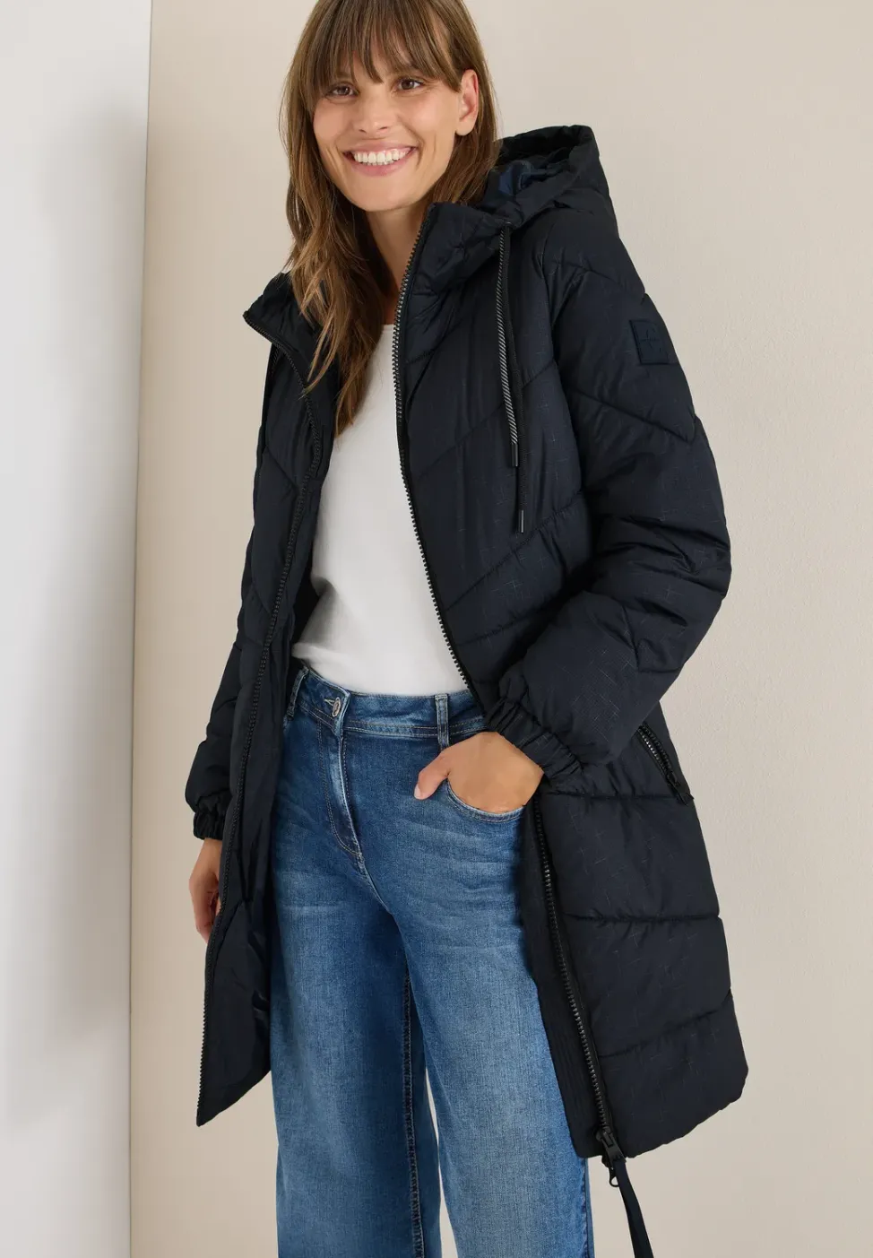 Manteau matelassé avec capuche