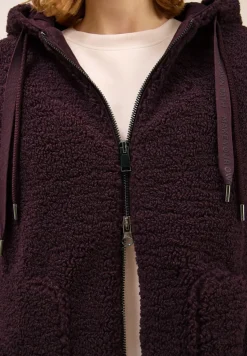 Manteau Teddy avec capuche