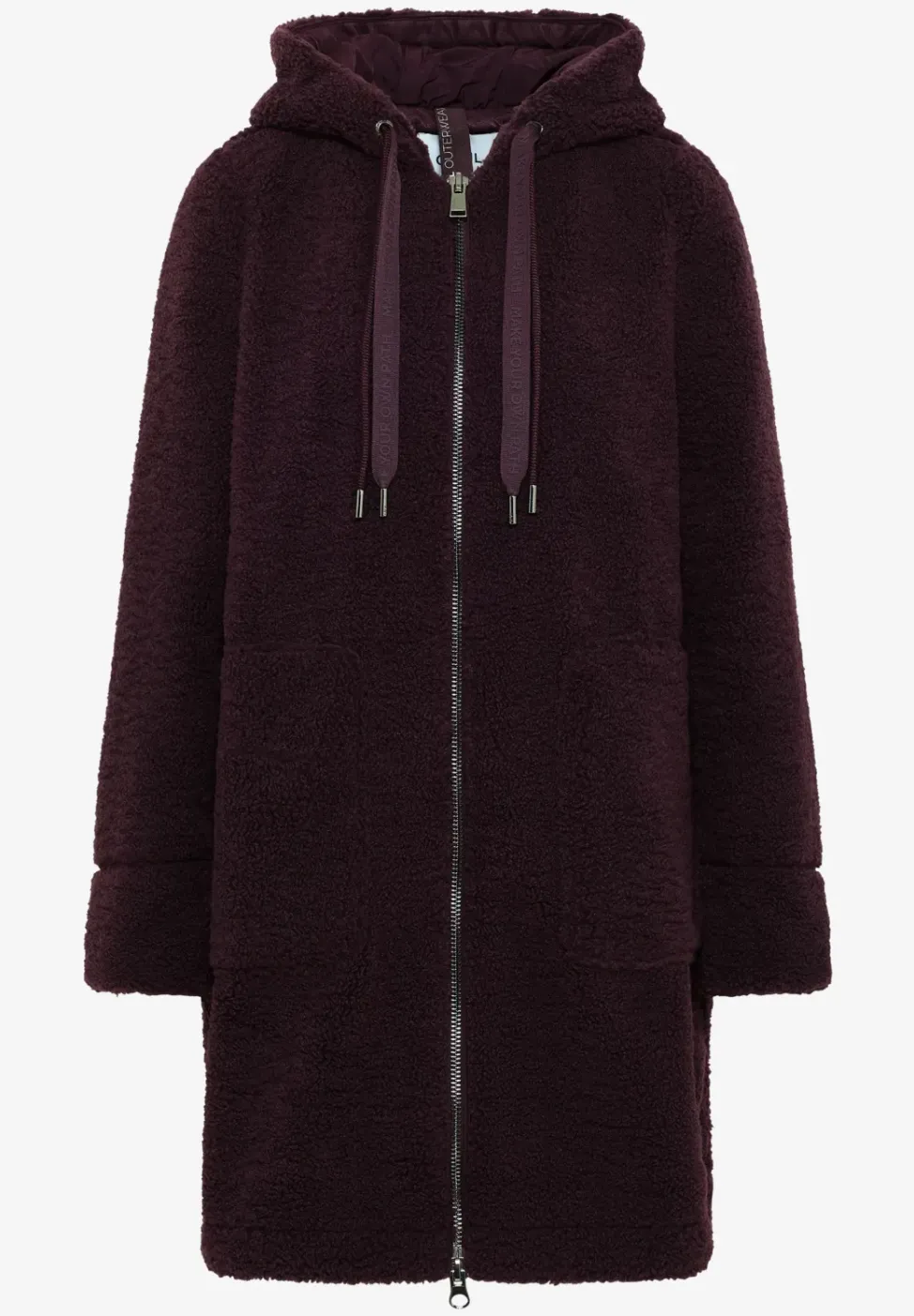 Manteau Teddy avec capuche