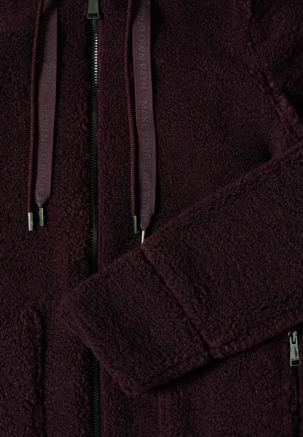 Manteau Teddy avec capuche