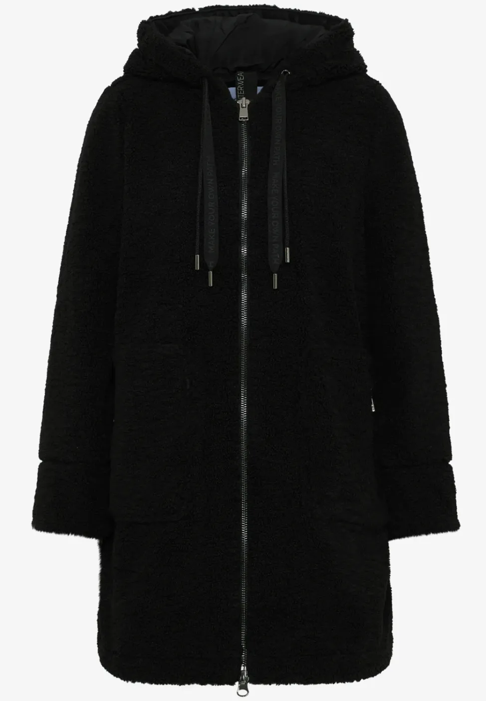 Manteau Teddy avec capuche