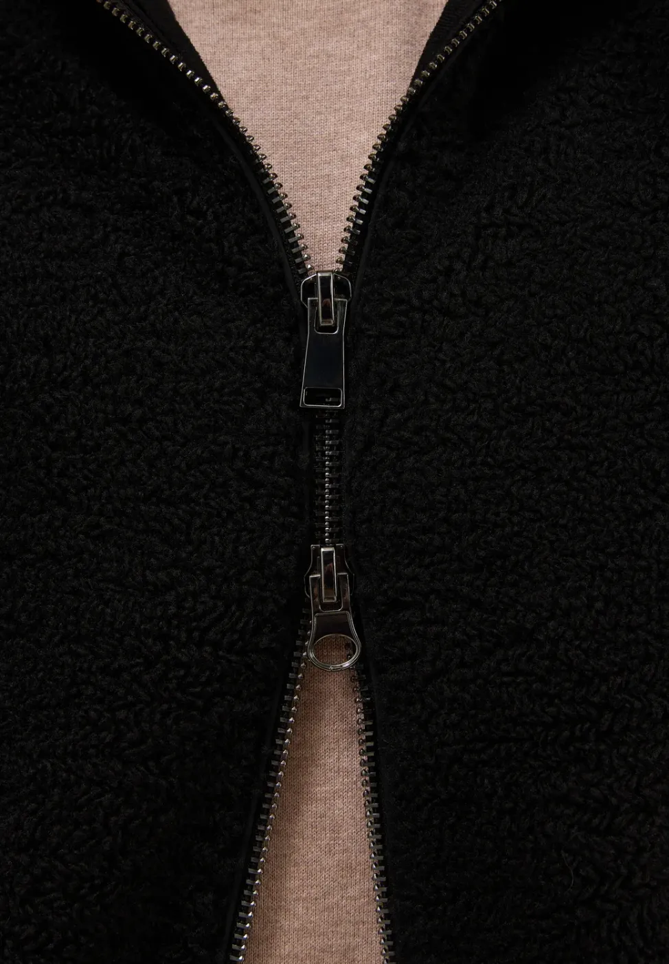Manteau Teddy avec capuche