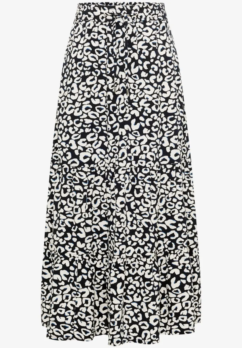Maxi-jupe avec motif graphique