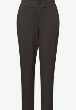 Mid Waist Slim Leg Pantalon Loose Fit