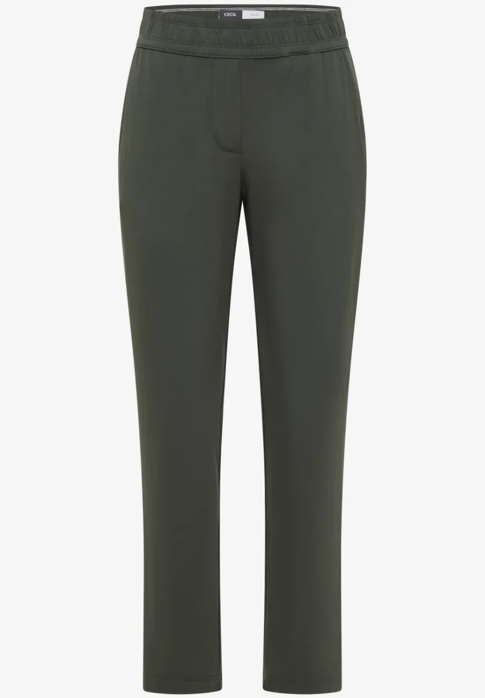 Pantalon ajusté taille mi-haute coupe slim