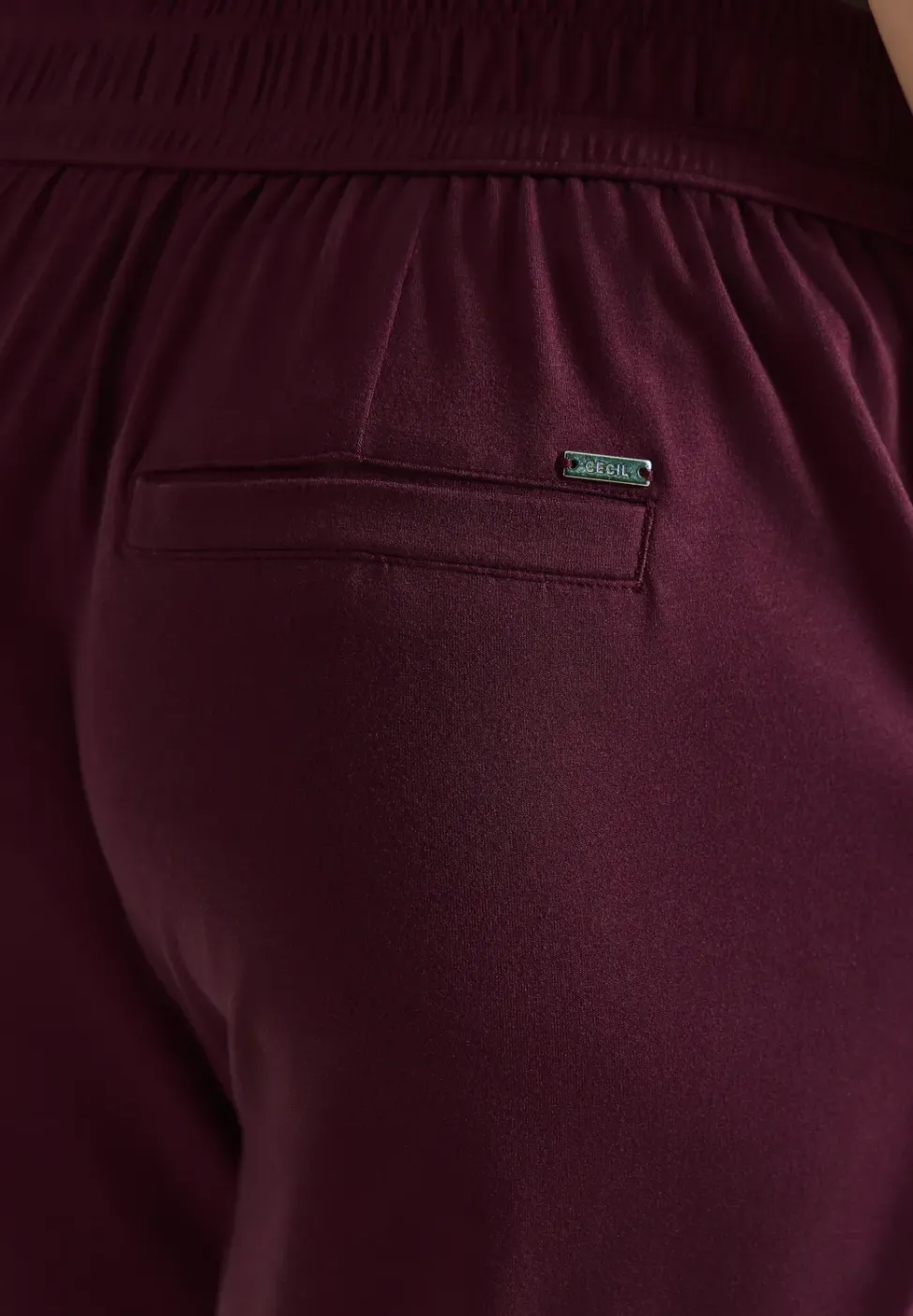 Pantalon ajusté taille mi-haute coupe slim