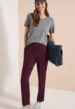 Pantalon ajusté taille mi-haute coupe slim