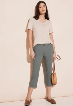 Pantalon 3/4 avec fermeture éclair