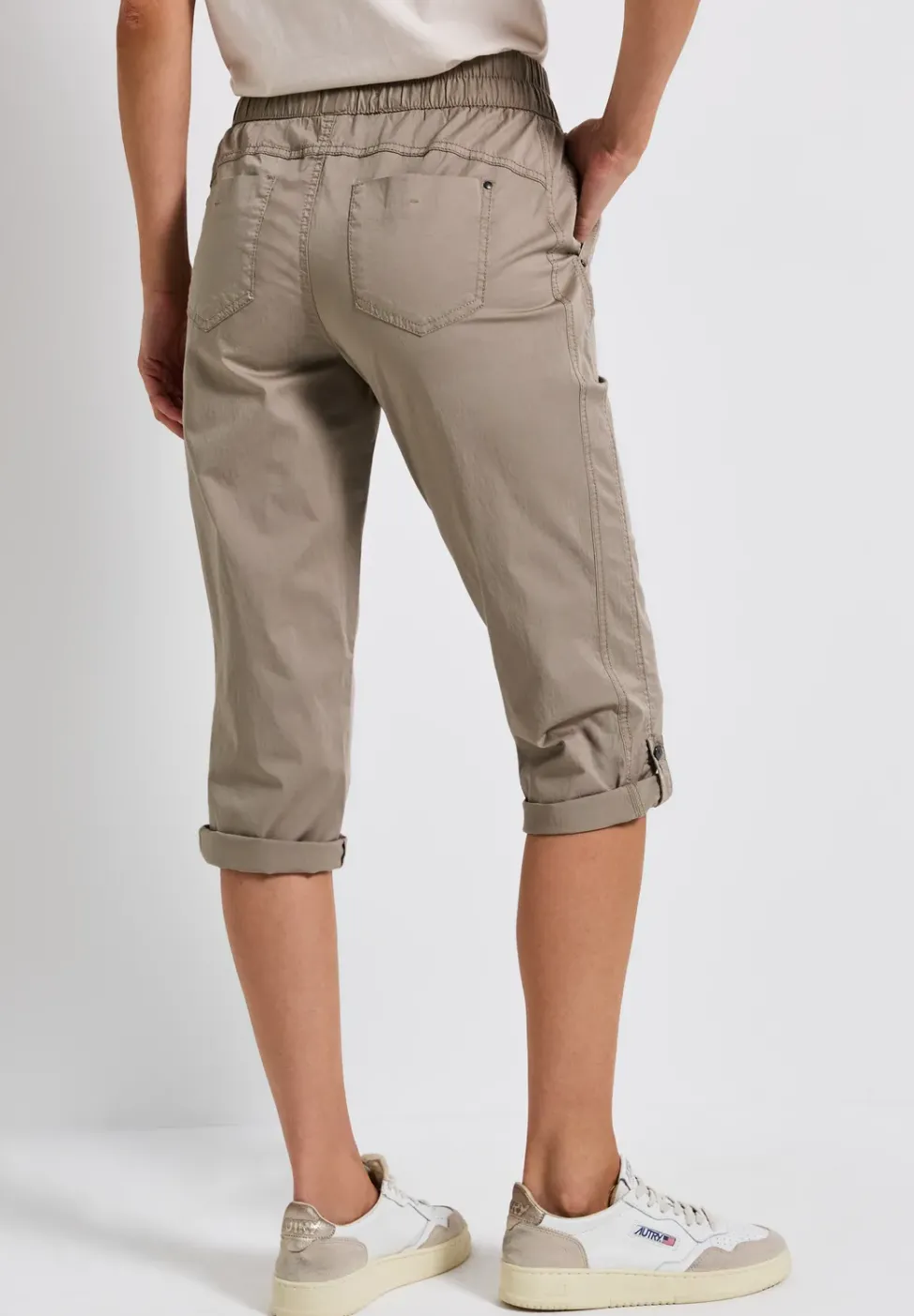 Pantalon 3/4 avec turn-up