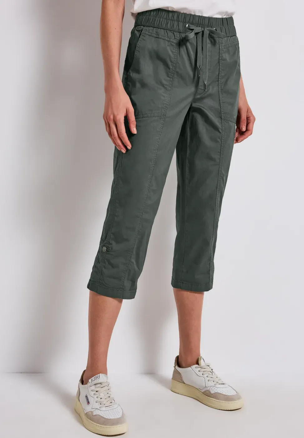Pantalon 3/4 avec turn-up