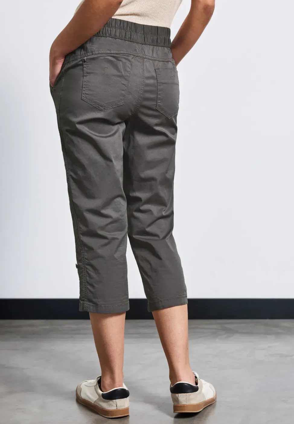 Pantalon 3/4 avec turn-up