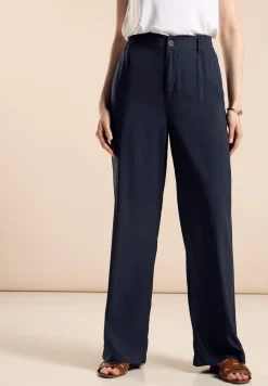 Pantalon coupe ample en viscose