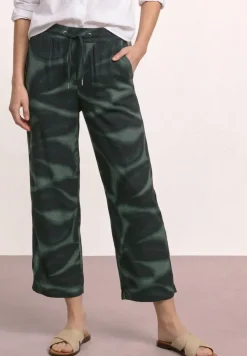 Pantalon coupe large en style ample à imprimé
