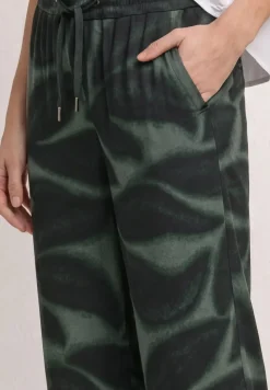 Pantalon coupe large en style ample à imprimé