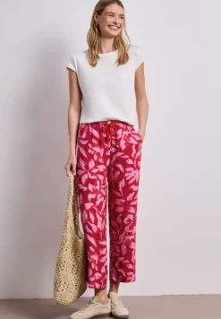 Pantalon coupe large en style ample à imprimé
