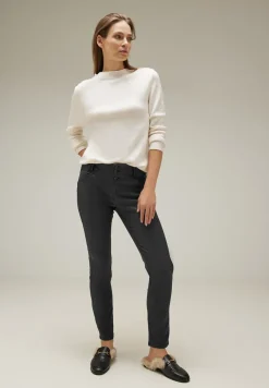 Pantalon coupe slim avec coating