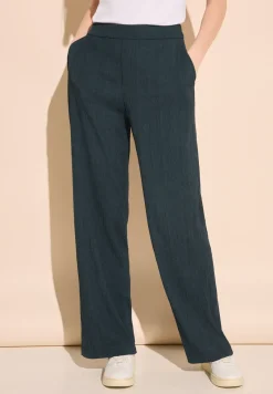 Pantalon crash à jambes larges