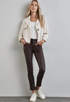 Pantalon enduit