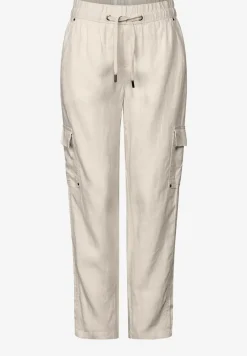 Pantalon en lin au look cargo