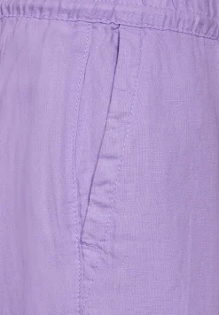 Pantalon en lin culotte 7/8