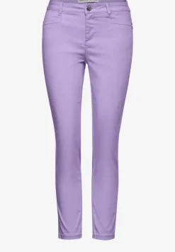 Pantalon en satin 7/8