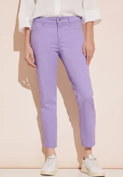 Pantalon en satin 7/8