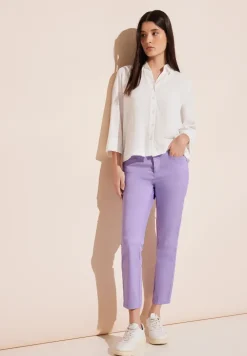 Pantalon en satin 7/8