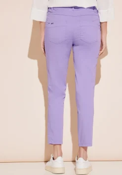 Pantalon en satin 7/8