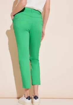 Pantalon en satin 7/8