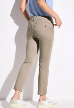 Pantalon en satin 7/8
