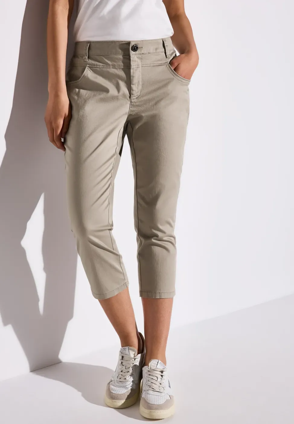Pantalon 3/4 en satin