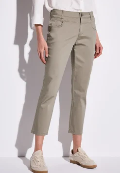 Pantalon en satin 7/8