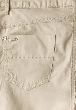 Pantalon 3/4 en satin avec poches