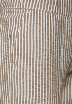 Pantalon en seersucker paperbag