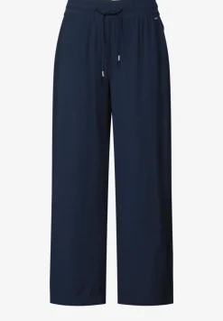Pantalon 7/8 en sergé structuré