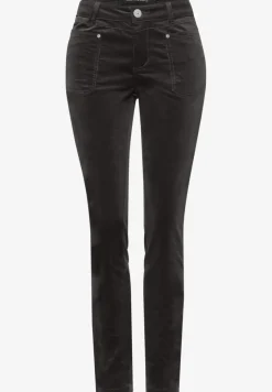 Pantalon en velours côtelé, coupe décontractée