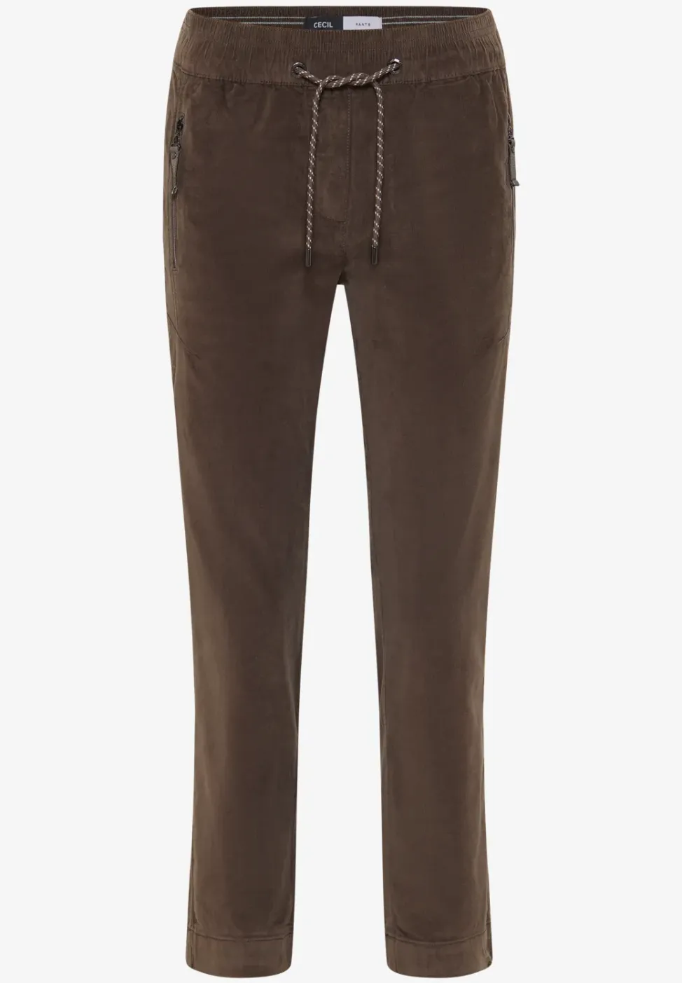 Pantalon en velours côtelé, coupe casuale