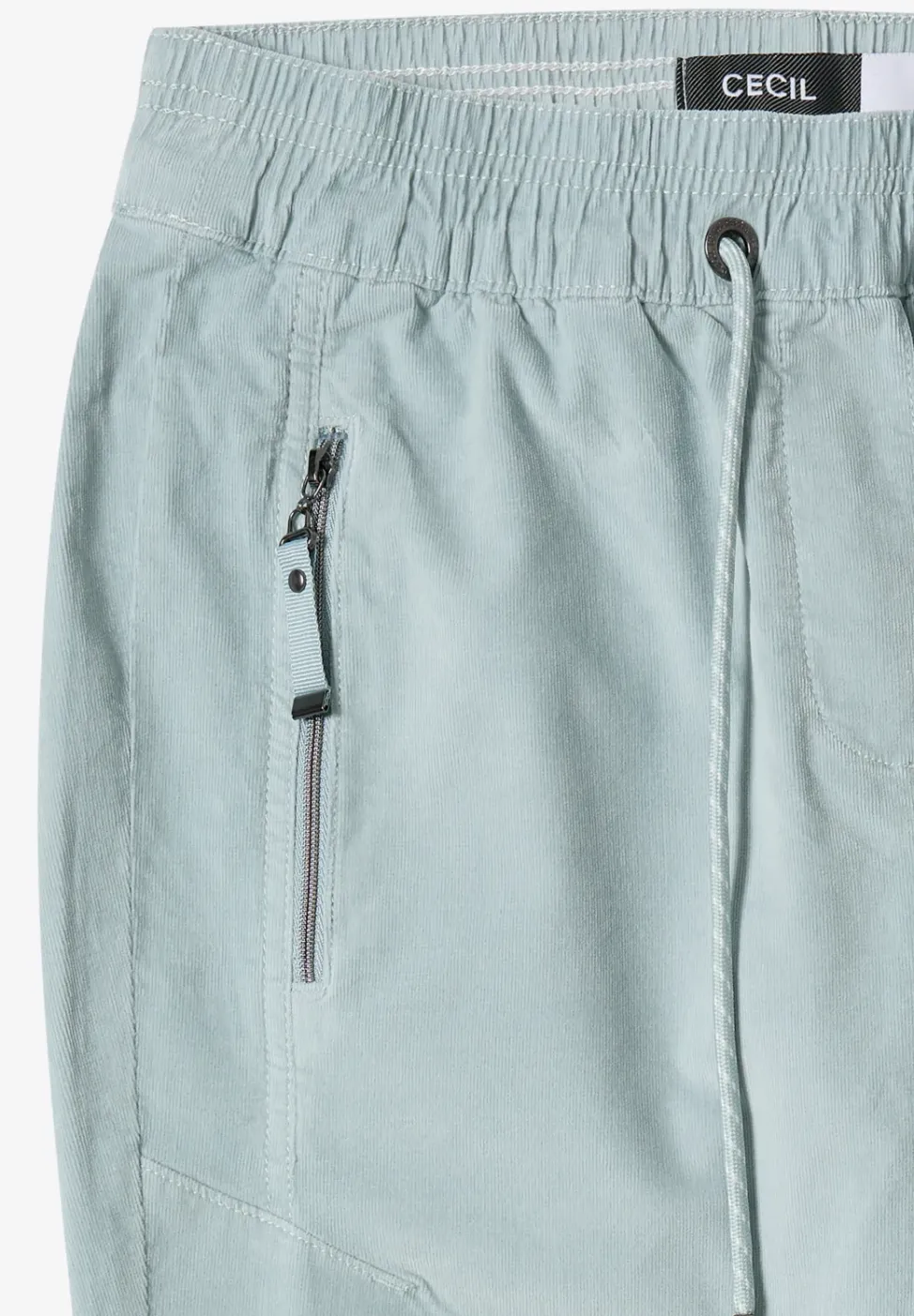 Pantalon en velours côtelé, coupe causale