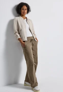 Pantalon en velours côtelé délavé