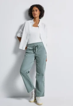 Pantalon en velours côtelé délavé