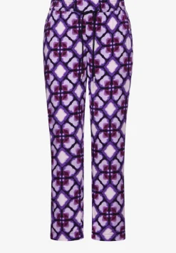 Pantalon en viscose à imprimé