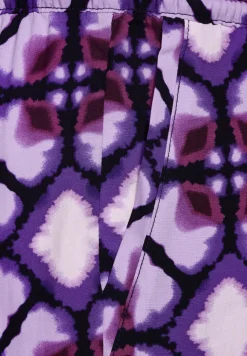 Pantalon en viscose à imprimé