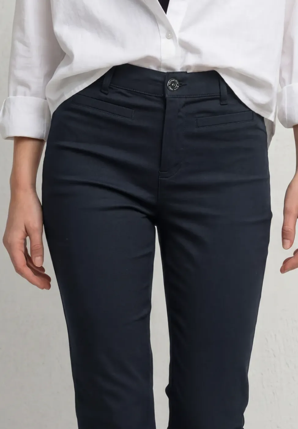 Pantalon 3/4 Flared Leg en coupe casual